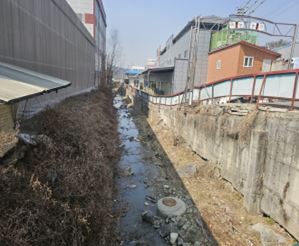 경기도, 수해상습지 남양주 용정천 0.96km 구간 공사 완료